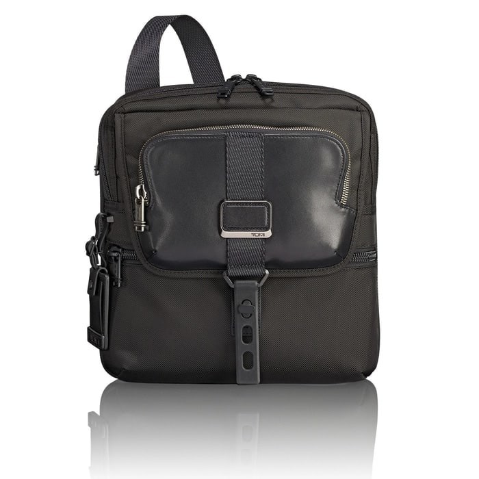 TAS PRIA TUMI ARNOLD ZIP PLAP BLACK ORIGINAL
