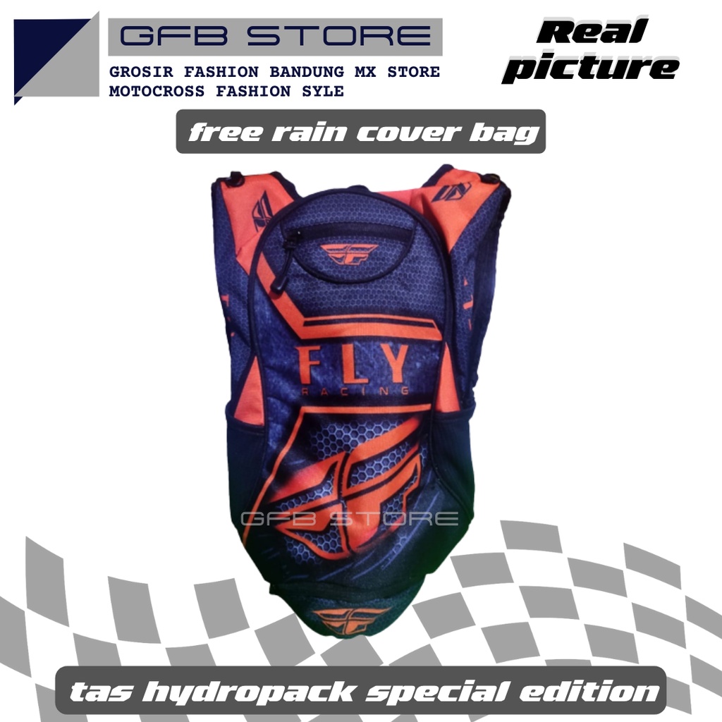 Tas punggung Hydropack Cross Trail | Tas Ransel Hydrobag Sepeda Downhill MTB |  Motocross Backpack
