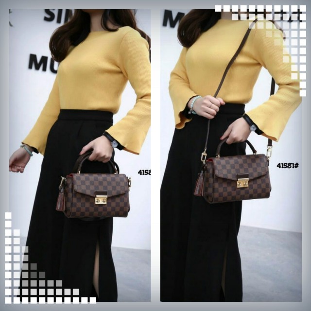 TK2B Tas wanita branded import LV Louis Vuitton Croisette Bag 41581 High Premium AAA