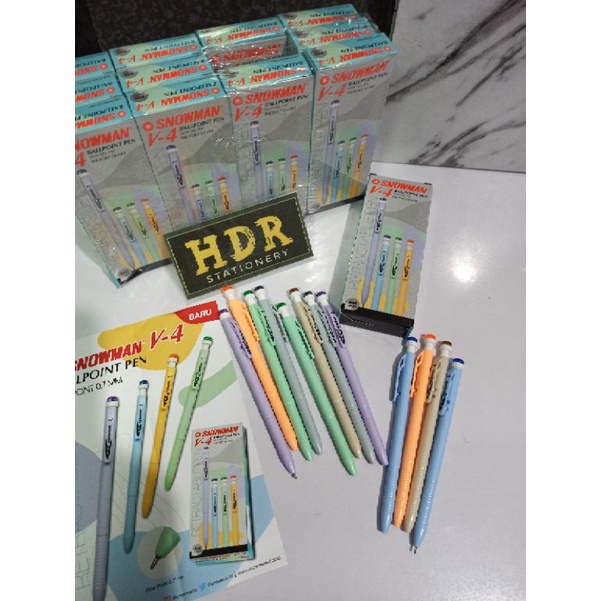 

Bolpen/Pulpen/Ballpoint Snowman V4 Hitam