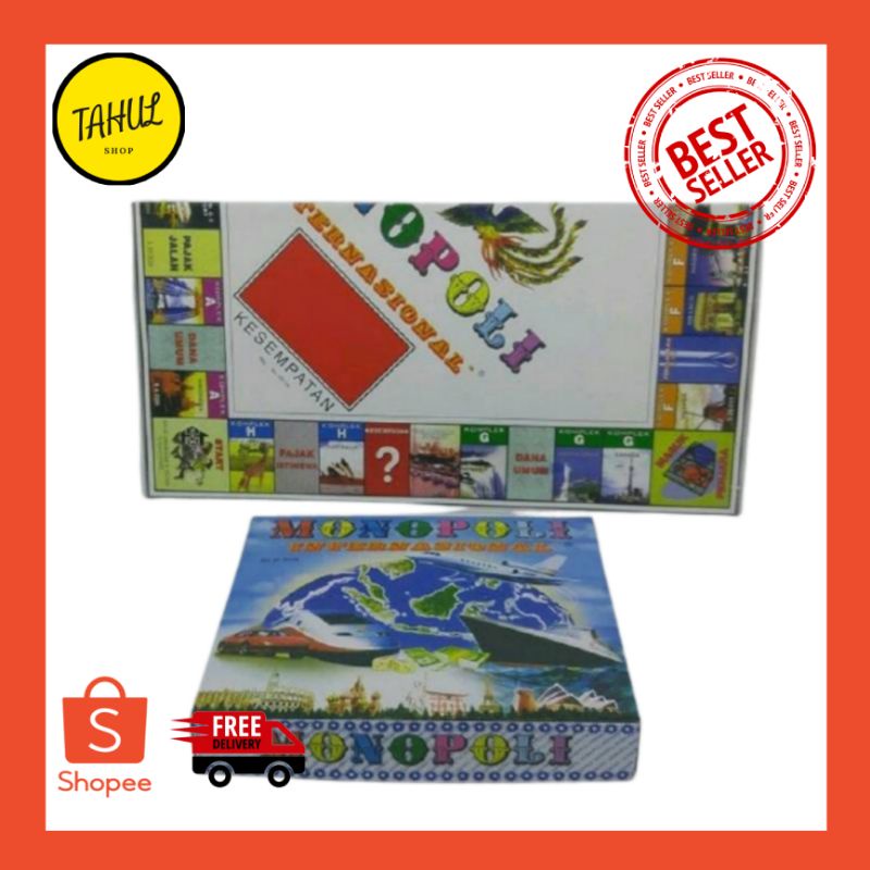 MONOPOLI PERMAINAN / MONOPOLI INTERNASIONAL / MONOPOLI CEWEK / MONOPOLI COWOK / MONOPOLI KARAKTER
