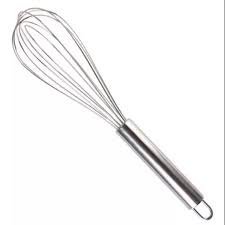 Kocokan Telur Adonan Kue / Pengocok Telur / Whisk Manual Stainless Steel Ukuran Besar Sedang Kecil
