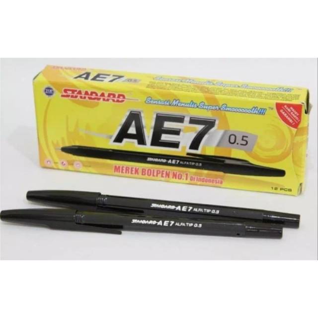 

1 Pcs Pulpen Standard Hitam AE7 0,5