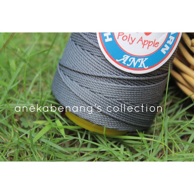 Benang Rajut Poly Apel / Apple Yarn - 1869 (Abu Tua)