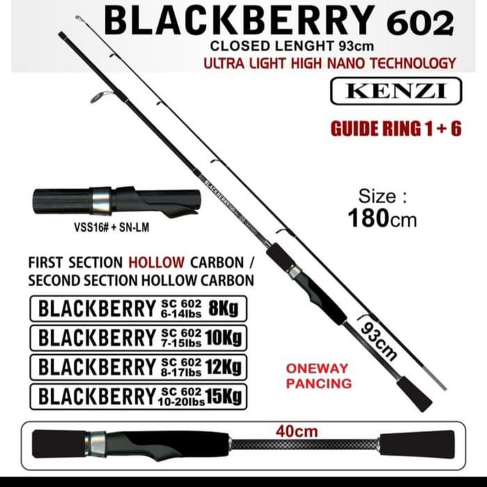 Joran Pancing Galatama Kenzi Blackberry Panjang 1,8cm Kekuatan 8-17lbs