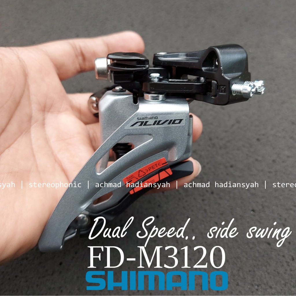 ORIGINAL SHIMANO Loosepack.. FD SHIMANO Alivio FD-M3120 Dual Speed side swing FD ALIVIO 2 Speed FD-M