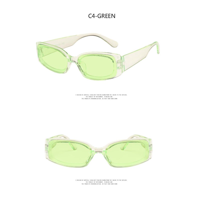 European and American fashion square box punk style ins trendy sunglasses for men and women
