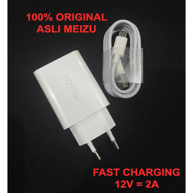 Charger MEIZU Fast Charging Charger UP1220E plus Micro USB Original100