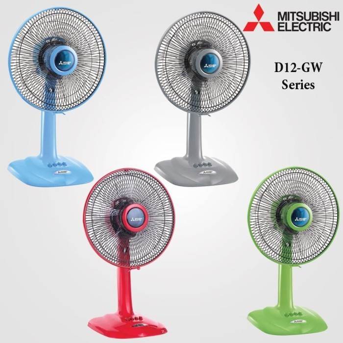 Mitsubishi D12-GW Electric Desk Fan D12GW 12inch 30cm