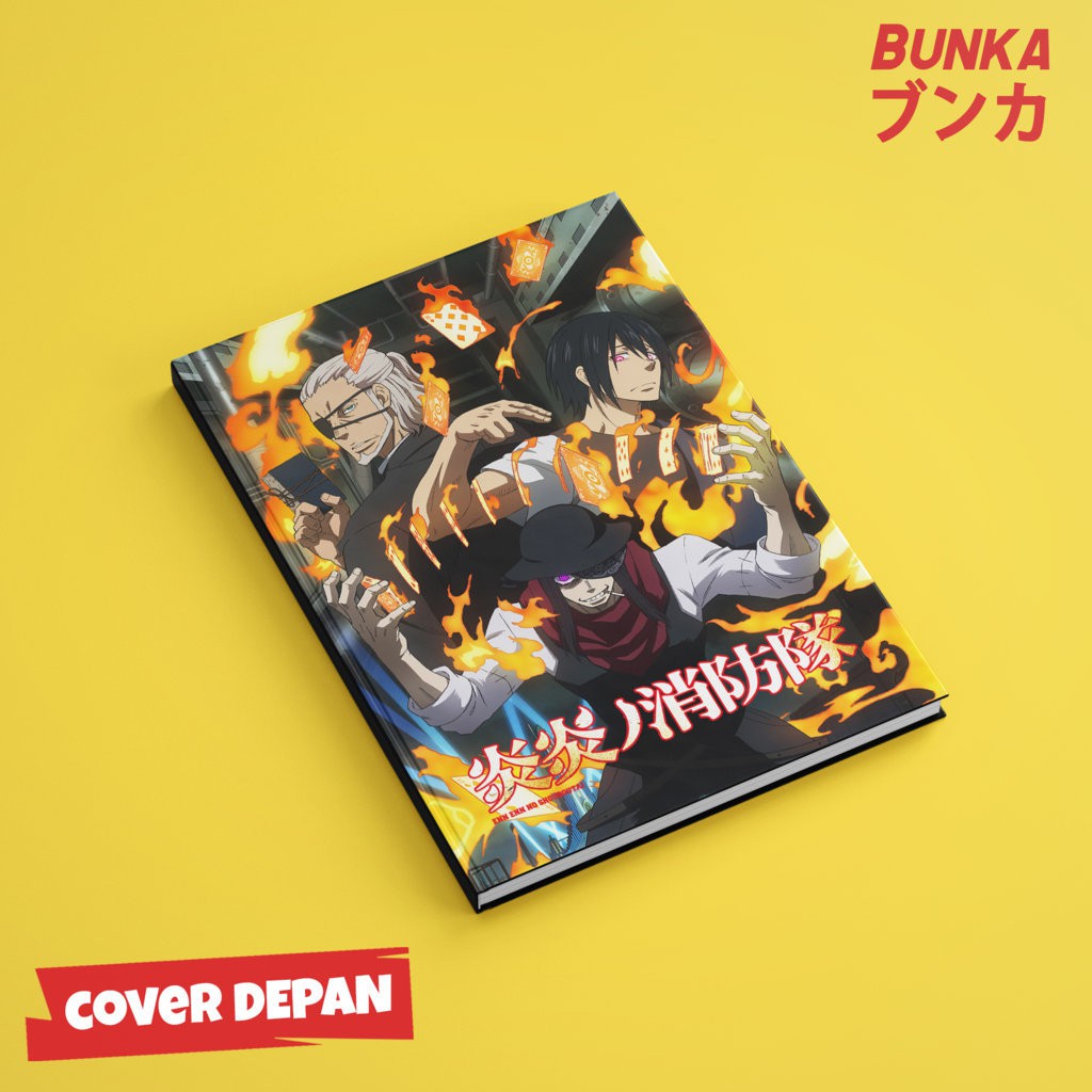 

Notebook Anime Fire Force Strongest Hardcover A5 Buku Tulis Catatan Notes Agenda Planner Jurnal