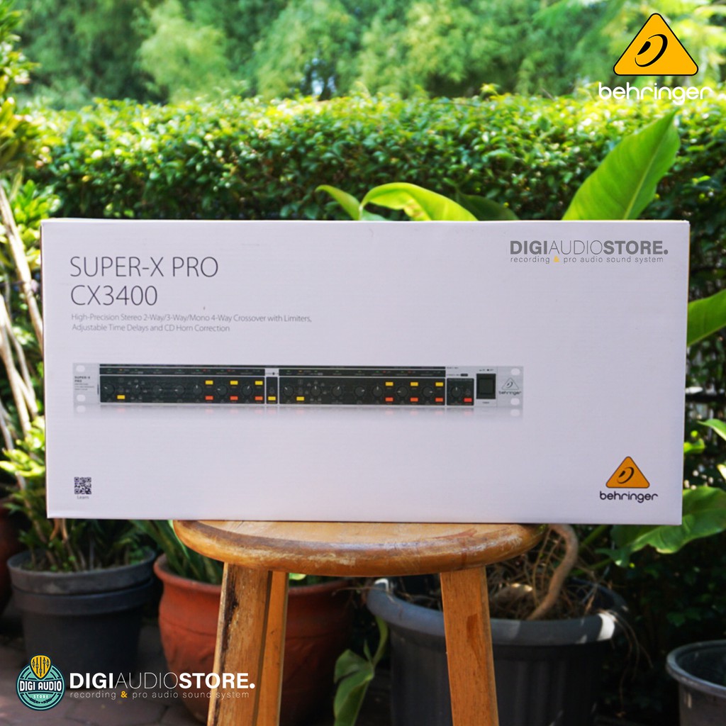 Behringer Super-X Pro CX3400 / CX 3400 Speaker Crossover 2-Way/3-Way Or Mono 4-Way Limiters