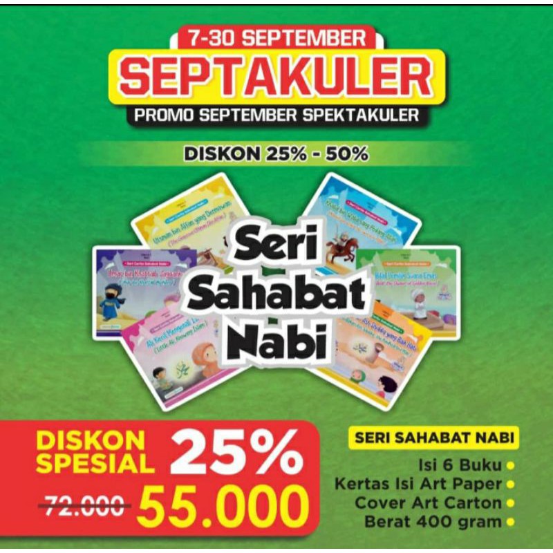 Buku Cerita Seri Sahabat nabi Dongeng Lingkar Media Diskon