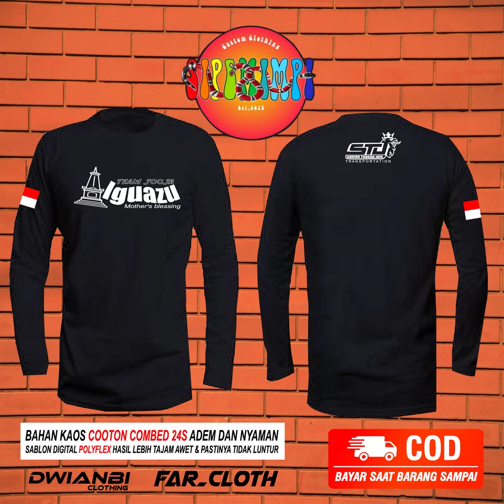 BAJU KAOS IGUAZU TEAM JOGJA//BIS MANIA//STJ//STJ MANIA//KAOS BIS//DISTRO PREMIUM