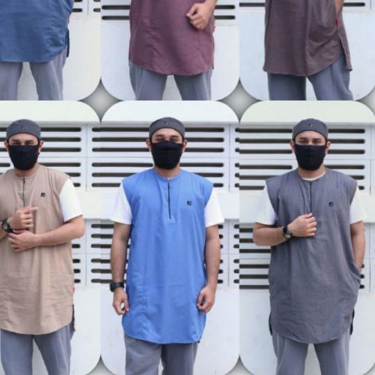ROMPI SHOLAT ROSAL CLASSIC POLOS / BAJU SHOLAT PRIA MURAH / BAJU KOKO PRIA MURAH 1