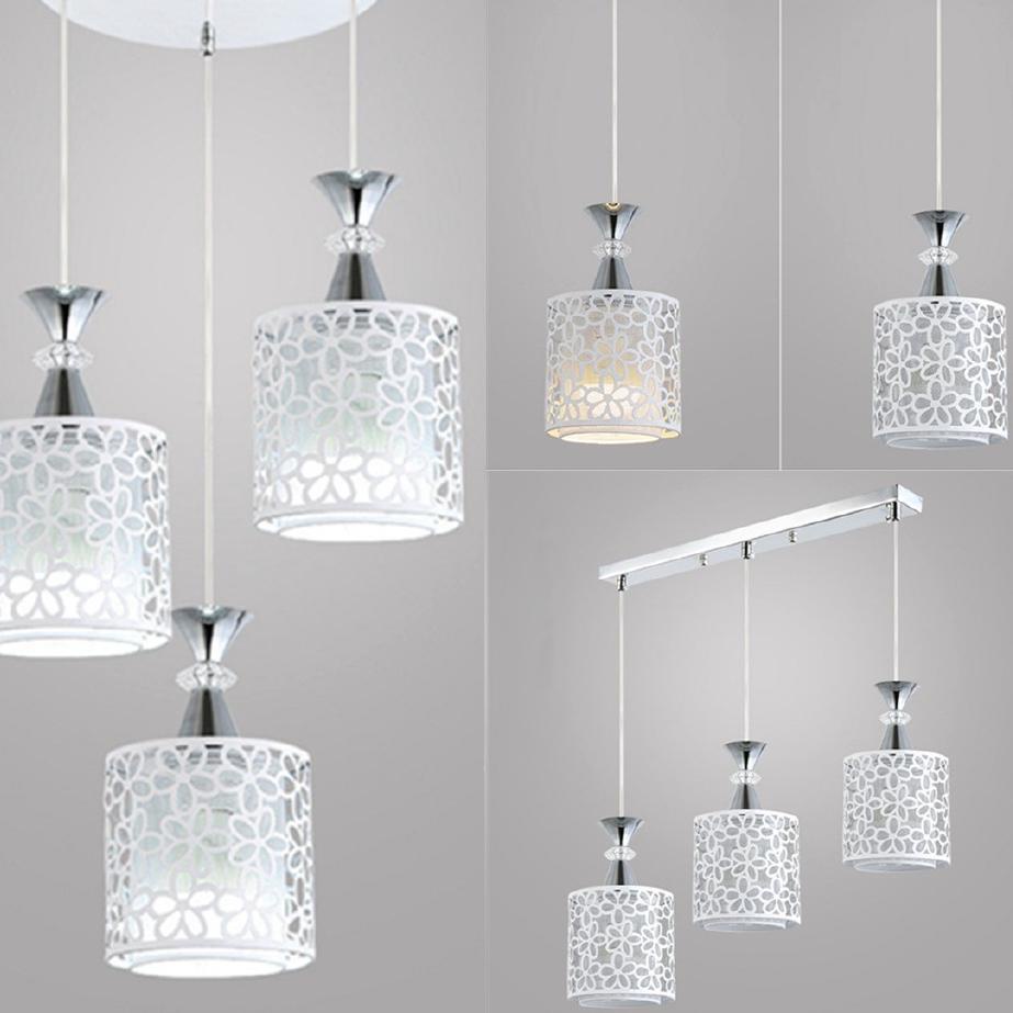 Baru--3 Lampu Gantung Minimalis LED Modern Bentuk Kelopak untuk Dekorasi Ruang Makan [TANPA BOHLAM]