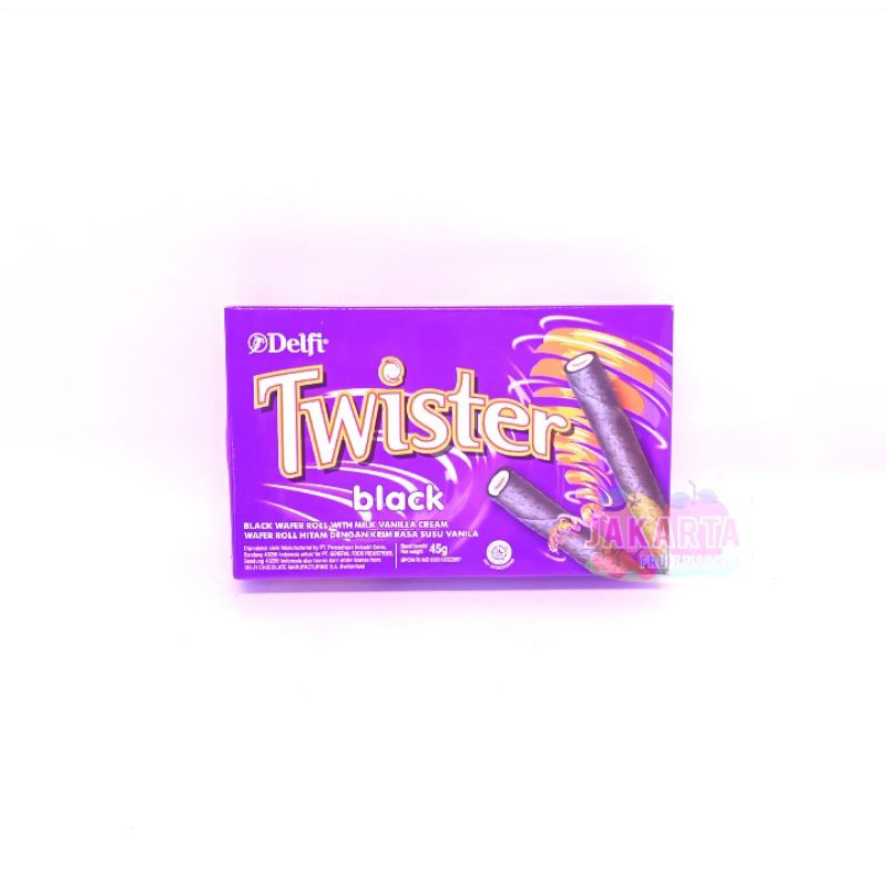 

(WAFER ROLL) DELFI TWISTER BLACK VANILLA 45G