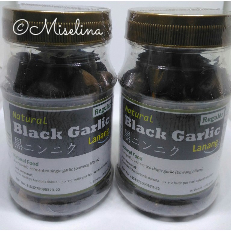

Natural Black Garlic Lanang Reguler by BPPT Berat 100 gr