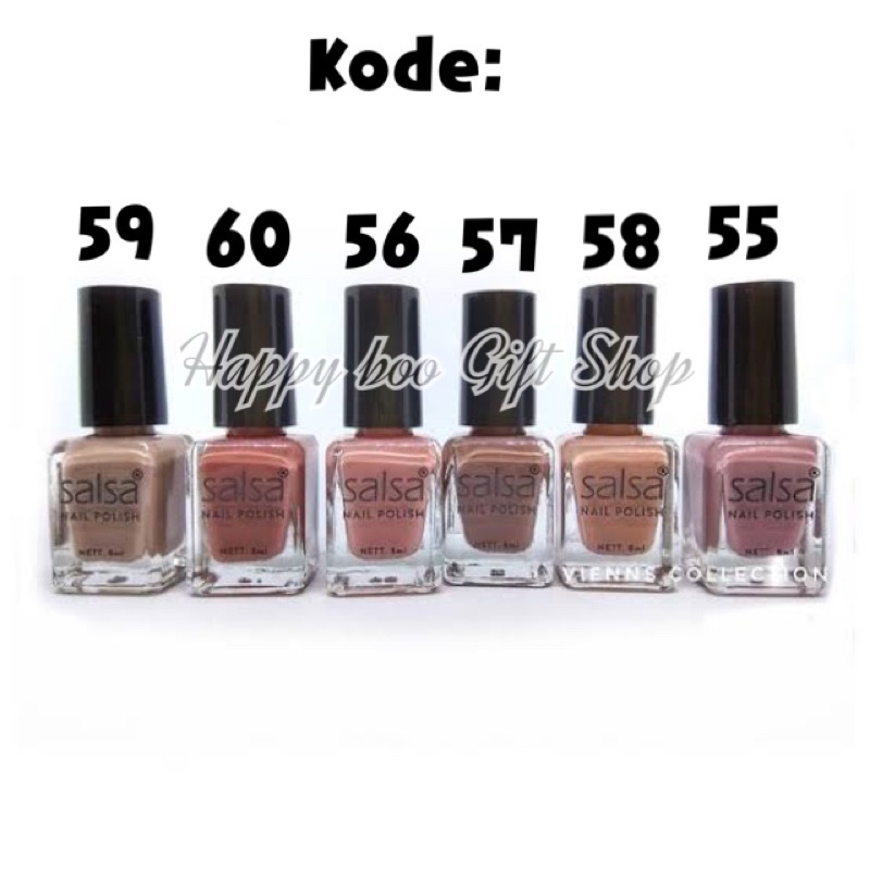 kutek salsa 8ml bpom nude series kutek high quality salsa ori warna nude