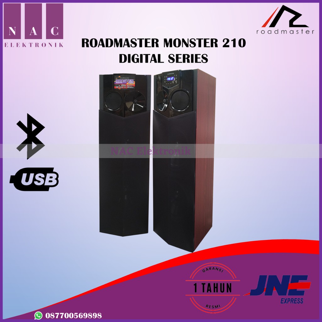 ROADMASTER SPEAKER AKTIF - MONSTER 210 DIGITAL SERIES - 10 INCH DOUBLE
