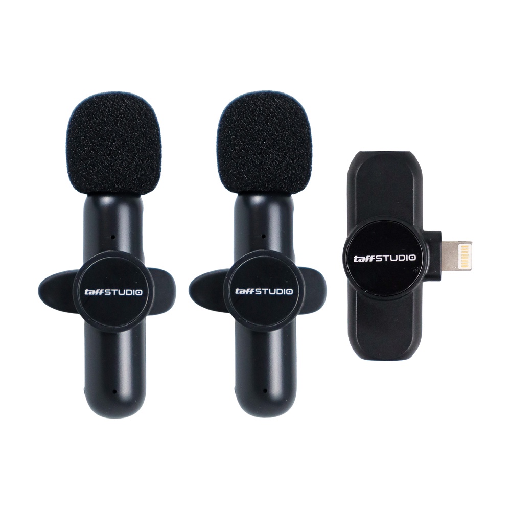 Mikrofon Wireless Lavalier Mic USB Lightning - G10 Transmiter mic Ganda 1 Receiver Microphoe