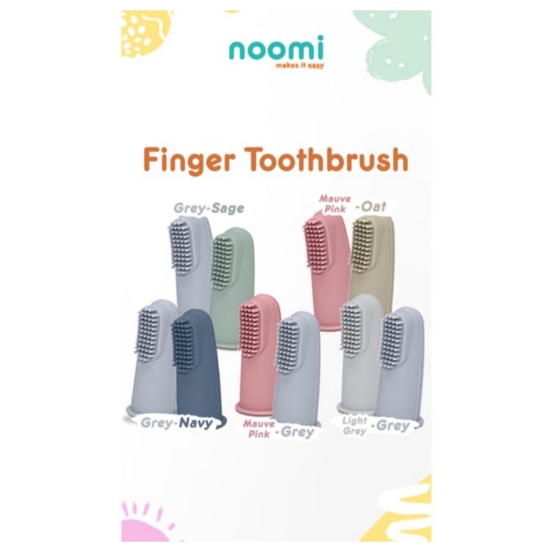 Noomi Finger Toothbrush Sikat Lidah