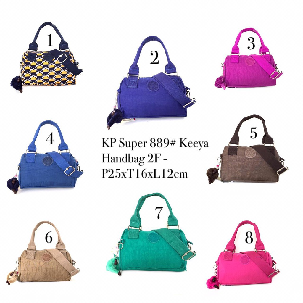 Tas Kipling KEEYA S Small handbag 2Fungsi Kecil Speedy Anak KP 889 Cewek Remaja Jinjing Selempang