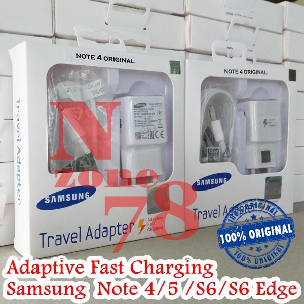 Charger Samsung Note 4, Note 5, S6, S6 Edge, Note, Asus, Zenfone, Xiaomi Adaptive Fast Charging