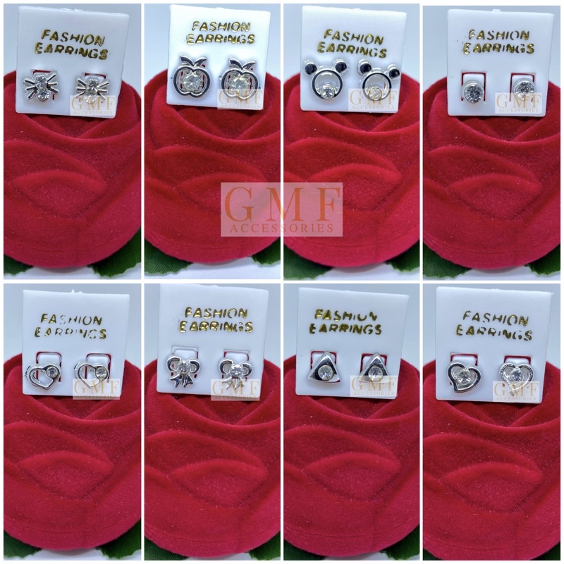 Anting Permata Plastik Mata Satu Motif Macam Macam Anting Tusuk Bahan Plastik