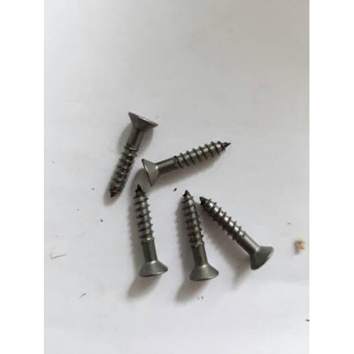 skrup kayu / sekrup kayu 6x1 (2,5cm) 100pc ya