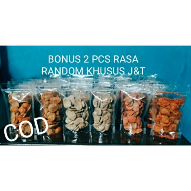 

Terlaris Paket reseller 50 pcs Basreng ikan 50 grm Low Price