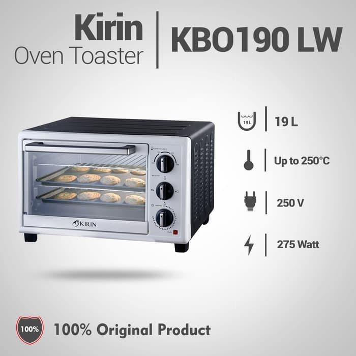 Kirin Beauty Oven Low Watt III oven listrik 19 liter