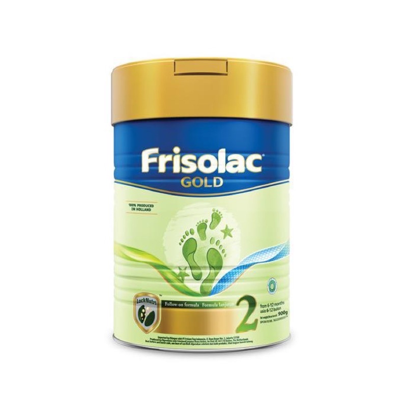 Frisolac Gold 2 Plain 900 Gr Kaleng | Susu Bubuk Anak