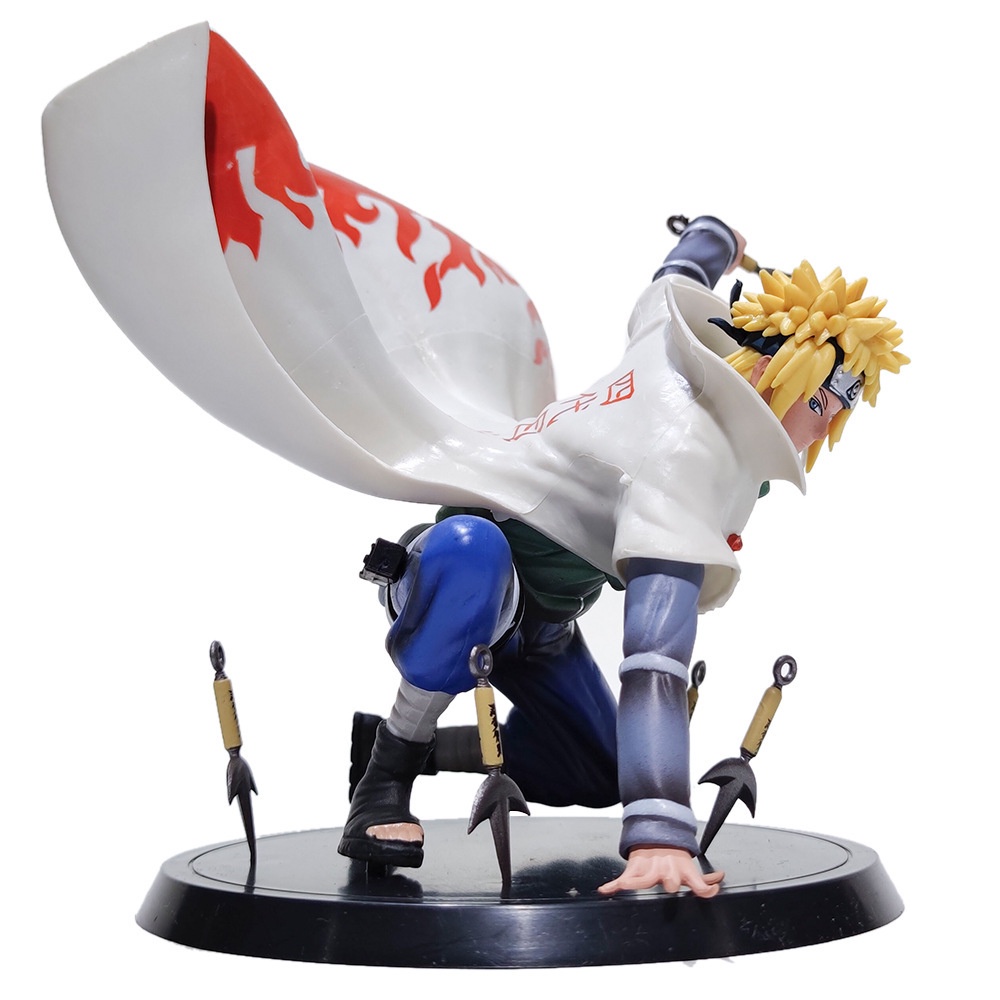 Action Figure Naruto Shippuden Namikaze Minato Bahan Pvc Ukuran 15cm Untuk Koleksi