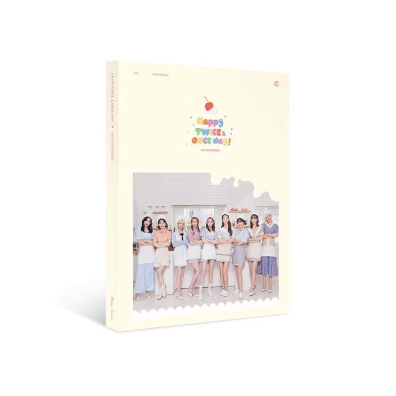 READY STOCK OFFICIAL TWICE ['HAPPY TWICE & ONCE DAY' AR PHOTOBOOK] 6TH ANNIVERSARY LIMITED