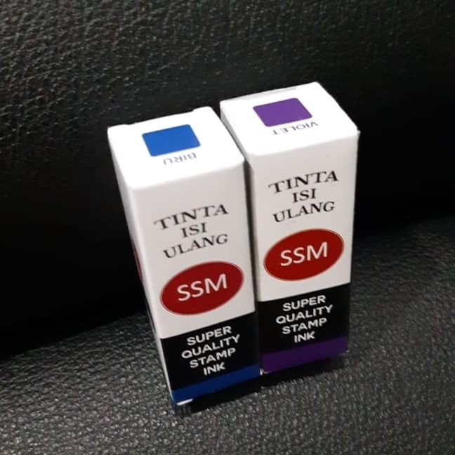

MENYURAT-SURAT- TINTA STEMPEL OTOMATIS BOTOL TANPA BANTALAN - BIRU -SURAT-MENYURAT.