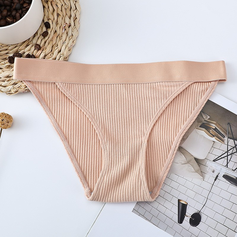 Celana Dalam Wanita Katun Warna Segar Lembut Fashion CD Celana Seksi