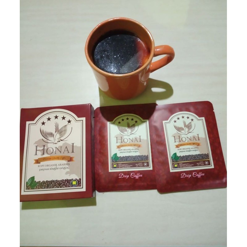 

HONAI (Hasil Olahan Natural Arabika Indonesia) Kopi Organik Arabika dari Papua