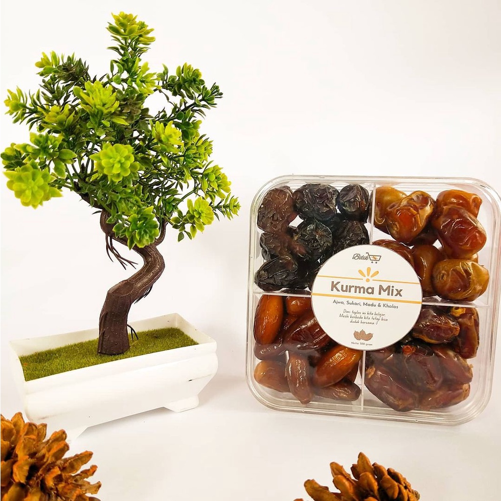 

Kurma Ajwa Sukari Tunisia Khalas Mix Hampers Kado Cewek Cowok Pernikahan