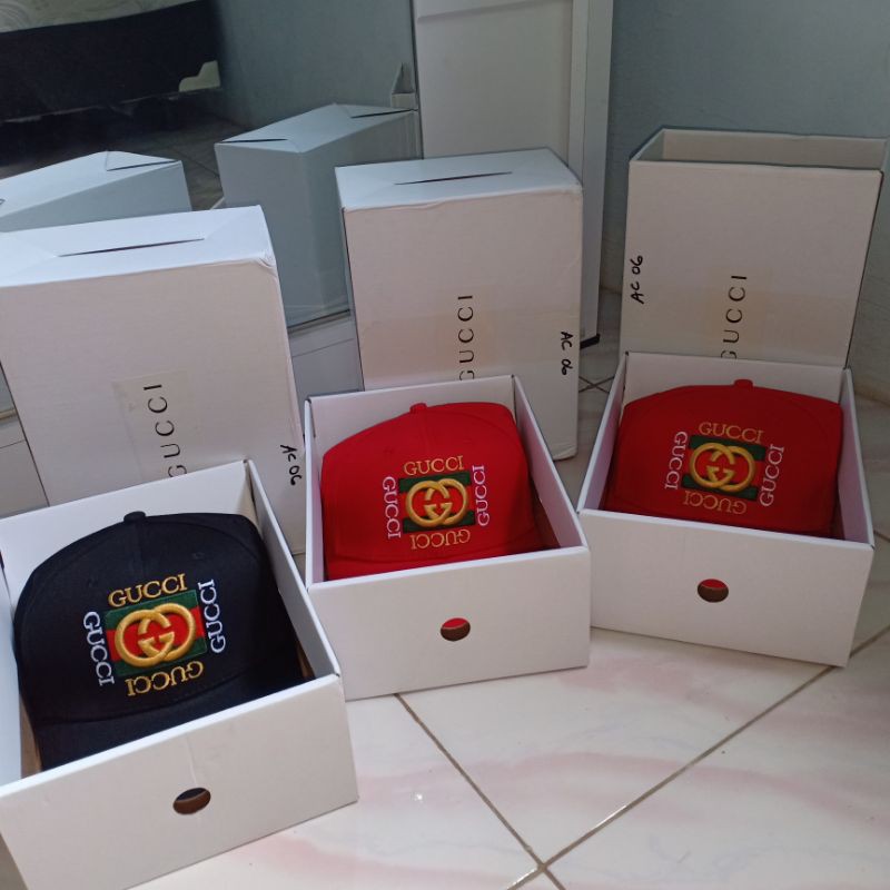 New Topi Gucci Quality Premium (Bordir+Box)