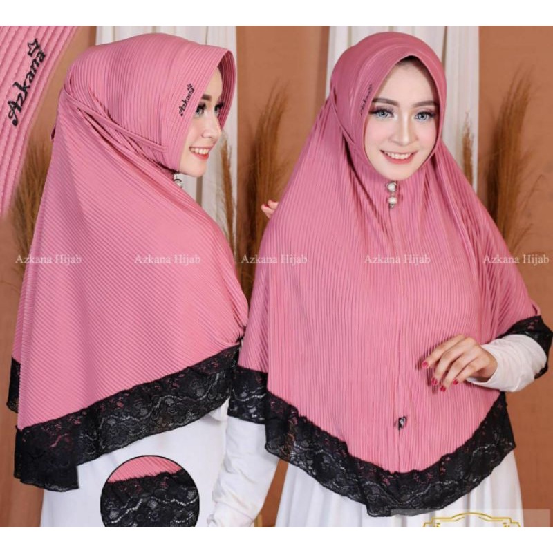 HIJAB INSTANT JERSEY PLISKET RENDA JUMBO  TERMURAH