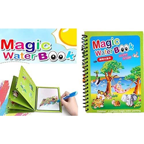 Magic Water Book buku gambar air ajaib mainan edukasi anak pulpen baby