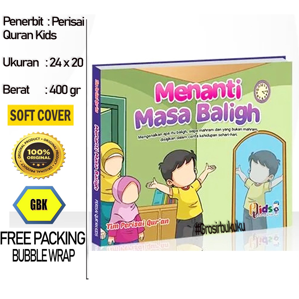 Buku Anak Islami | Menanti Masa Baligh - Perisai Quran Kids