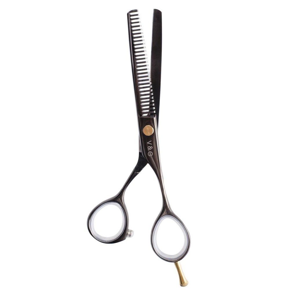 V&amp;G – Gunting Sasak (Blending Scissors Type) Black Coating CA-6-28 – 6″