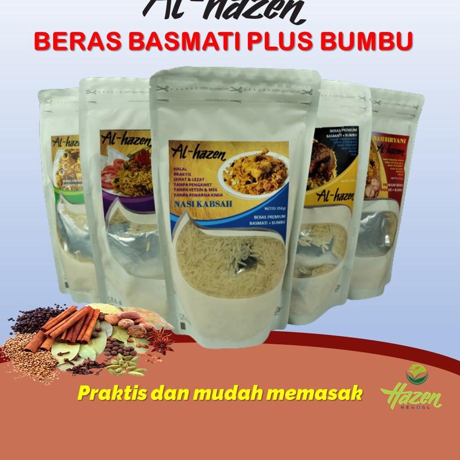 

Trendy BERAS BASMATI PLUS BUMBU INSTAN AL HAZEN NASI KEBULI