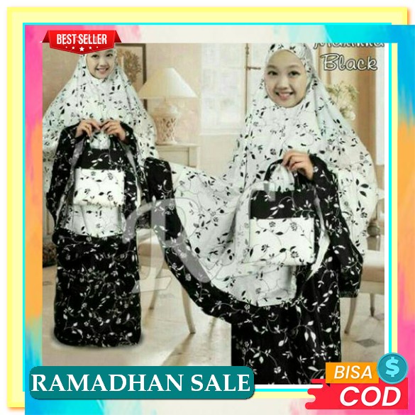 Mukena Wanita Dewasa M3W5 Syari Premium Mukenaremaja Fashion Muslim Perlengkapan Ibadah Siti Khadija
