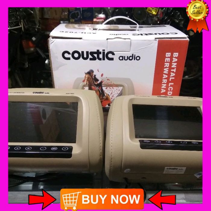 Headres COUSTIC seri ACH-702c.7inch.tv monitor.audio mobil murmer.
