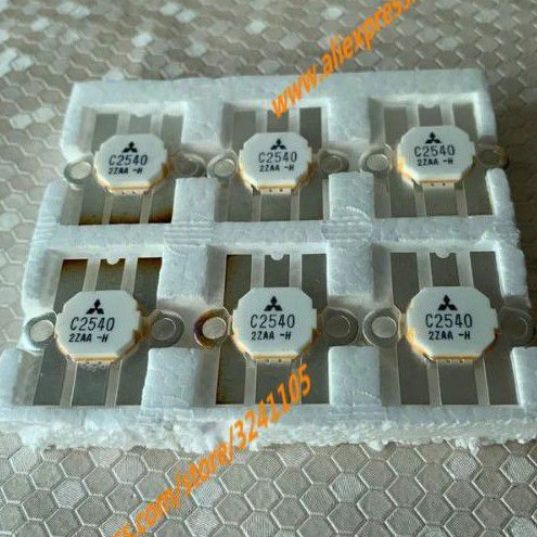 Asli 2SC2540 C2540 13.5V-35V 10A 40W 175MHz T-40E -Epitaxy PLANAR TRANSISTOR Daya RF