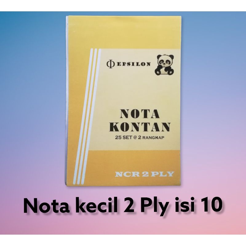 

Epsilon NOTA KONTAN kecil 2 Ply
