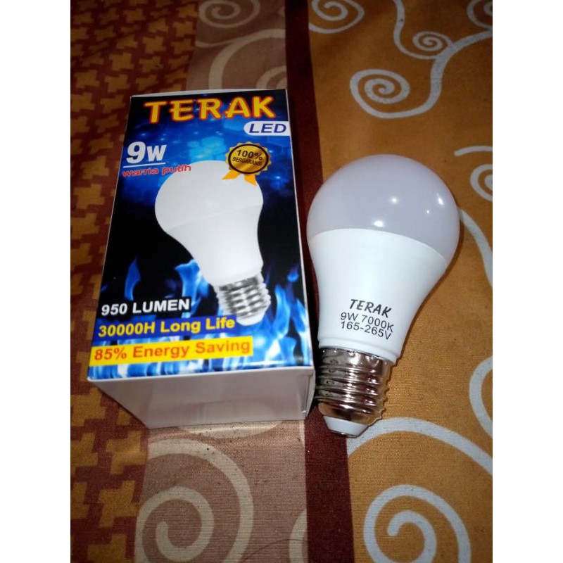 Lampu Terak LED 9 Watt warna putih