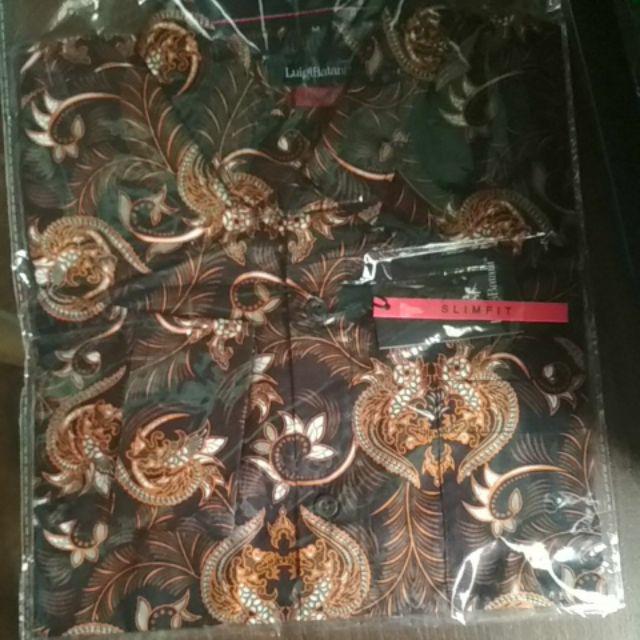 Kemeja Batik Pria Slim Fit Baju Batik Pria Slimfit Cbl83 Luigi Batani